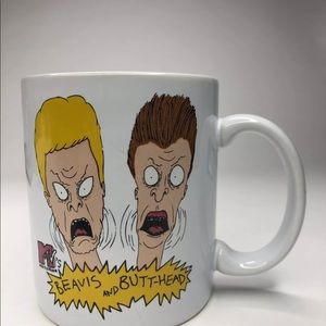 Vtg  Beavis and ButtHead Coffee Tea Mug 1993 Cup.